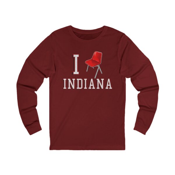I Chair Indiana Long Sleeve Tee - XL, Cardinal