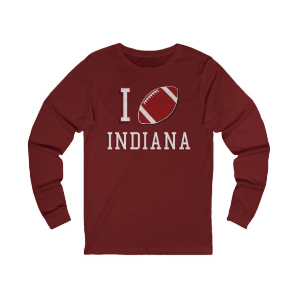 I Football Indiana Long Sleeve Tee